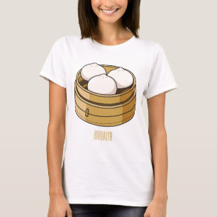 Dim sum Cartoon Illustration T-Shirt