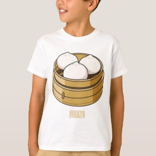 Dim sum Cartoon Illustration T-Shirt