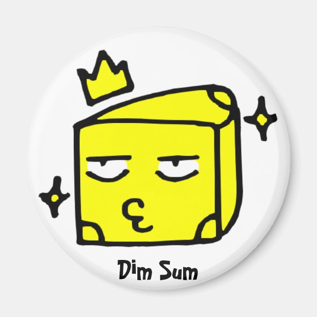 Dim Sum Cheese Magnet (Vorne)
