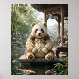 Dim Sum Panda Pavillon Poster
