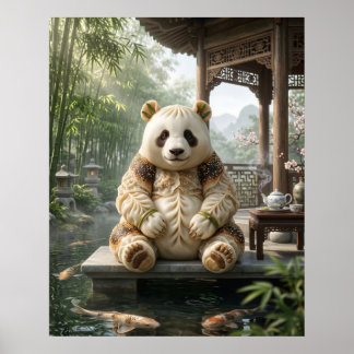 Dim Sum Panda Pavillon Poster