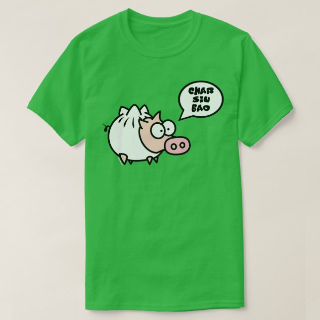 Dim Sum Pig Char Siu Bao T-Shirt (Design vorne)