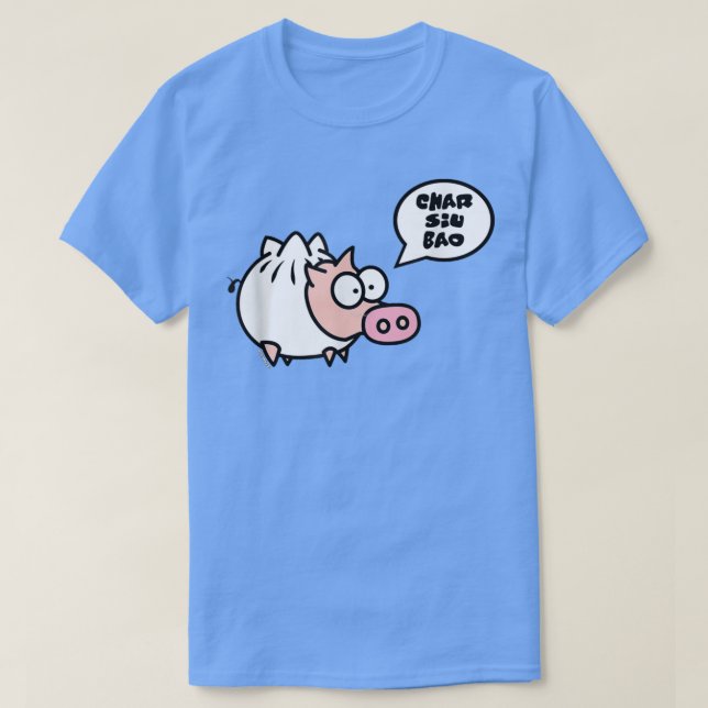Dim Sum Pig Cute Pig  T-Shirt (Design vorne)