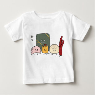 Dim Sum Pork Bao Shaomai Chinesisch dummen Buns Bu Baby T-shirt