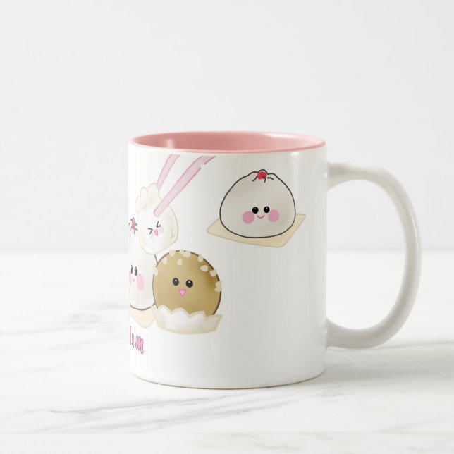 Dim Sum-Schale!!! Zweifarbige Tasse (Rechts)