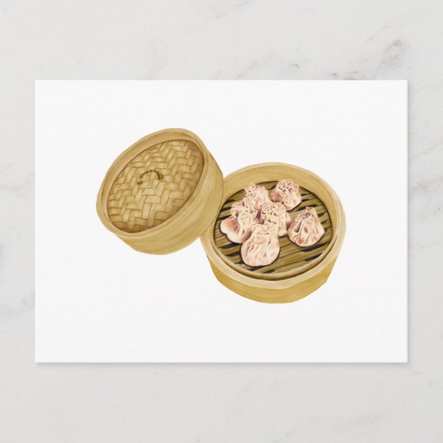Dim Sum | Shumai | 烧 麦 Postkarte (Vorderseite)