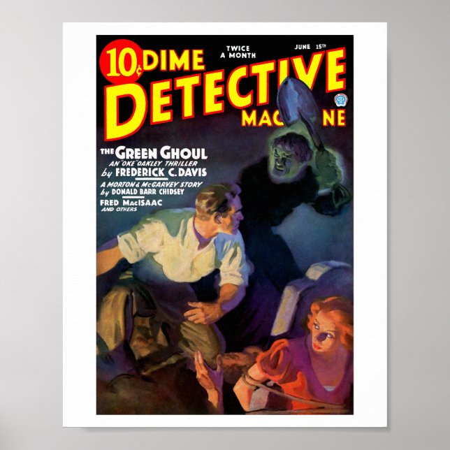 Dime Detective Magazine (Juni 1935) Poster (Vorne)