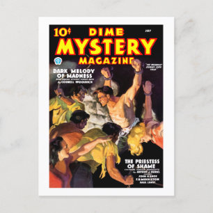 Dime Mystery Magazine (Juli 1935) Postkarte