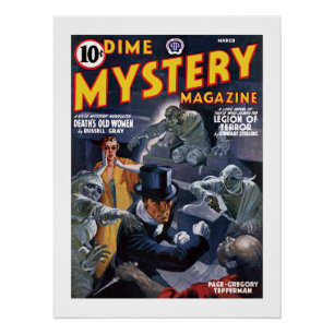 Dime Mystery Magazine (März 1941) Poster