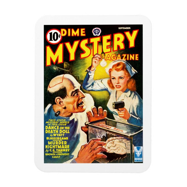 Dime Mystery Magazine (September 1942) Magnet (Vertikal)