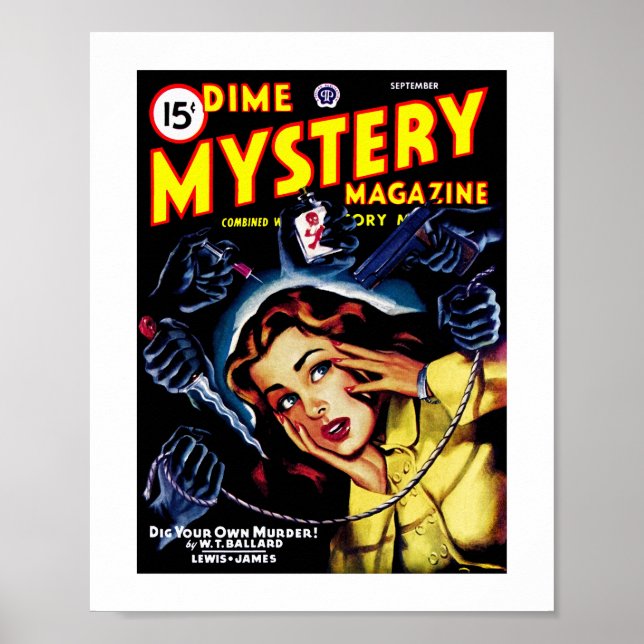 Dime Mystery Magazine (September 1946) Poster (Vorne)