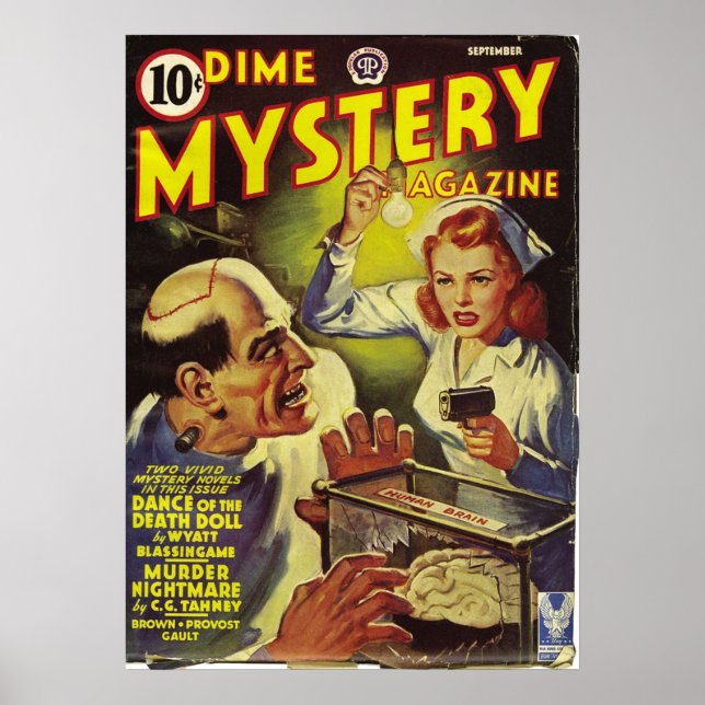 Dime Store Mystery Magazine Cover Poster (Vorne)