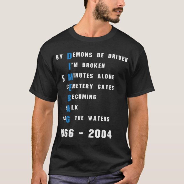 Dimebag RIP T-Shirt (Vorderseite)