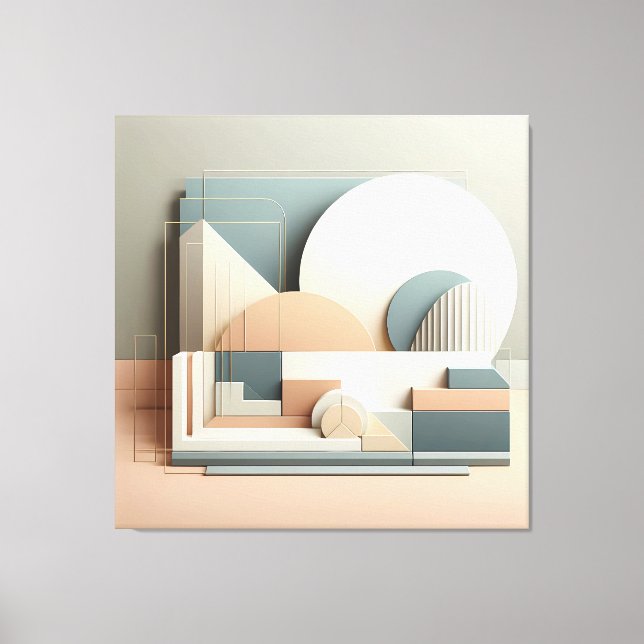 Dimensional Arc Structure Leinwanddruck (Vorderseite)