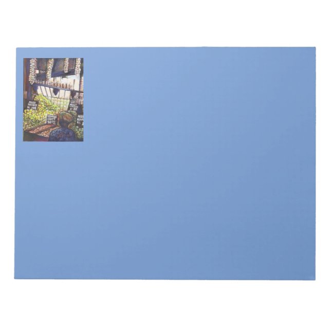 Dimensionen der Neugier Notizblock (Vorderseite)