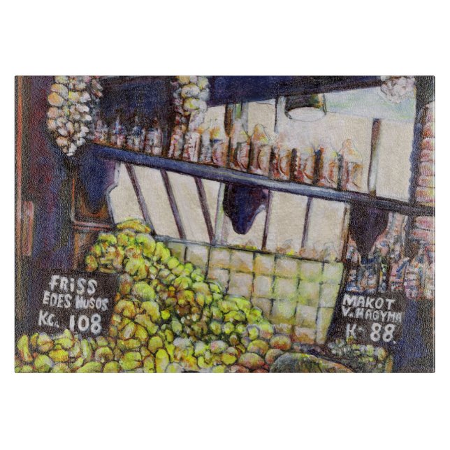 Dimensionen der Neugier Schneidebrett (Vorderseite)