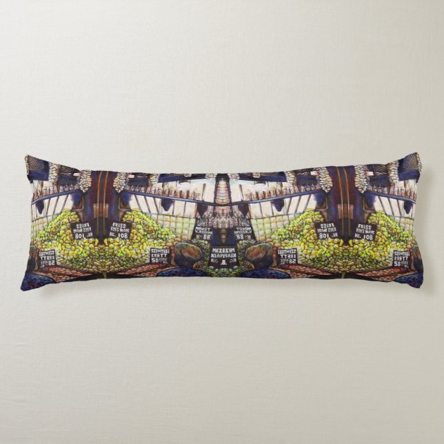 Dimensionen der Neugier Seitenschläferkissen (Vorderseite)