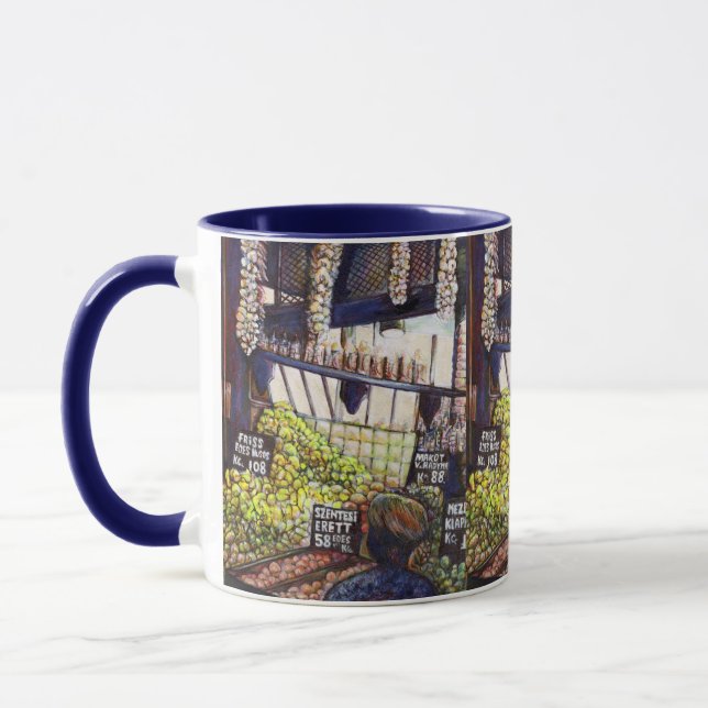 Dimensionen der Neugier Tasse (Links)