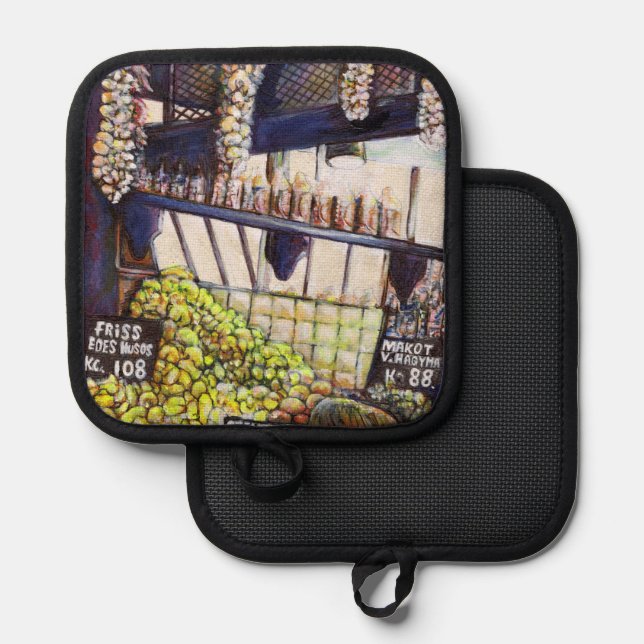 Dimensionen der Neugier Topflappen (Vorderseite/Rückseite)