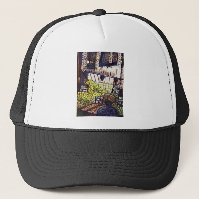 Dimensionen der Neugier Truckerkappe (Vorderseite)