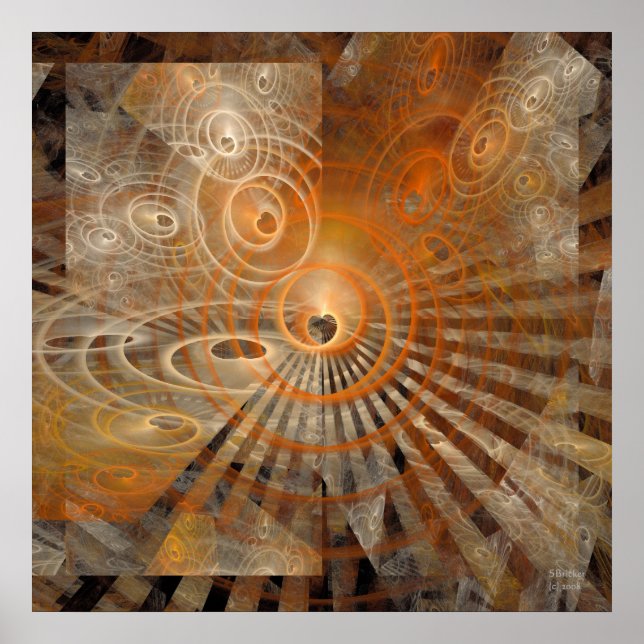 'Dimensionen des offenen Herzens' Poster (Vorne)