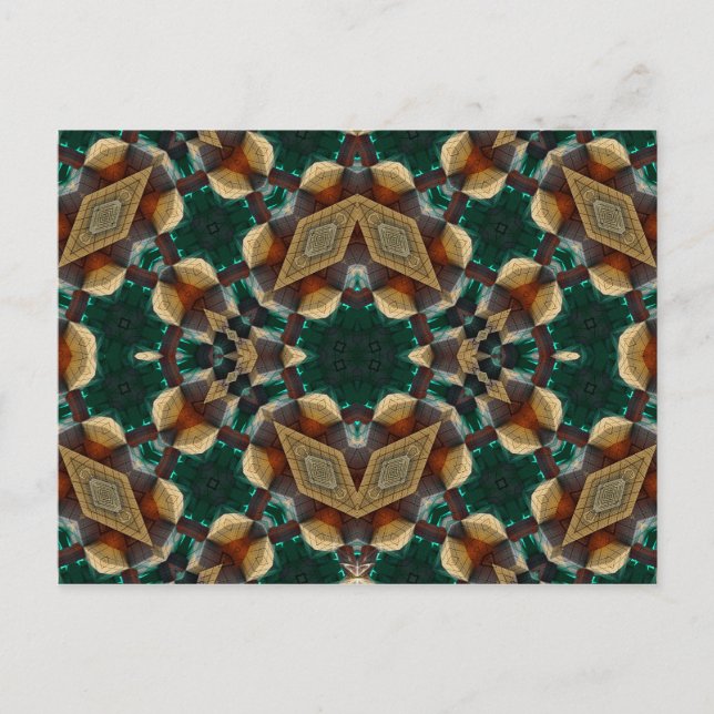 Dimensionsgrün Postkarte (Vorderseite)