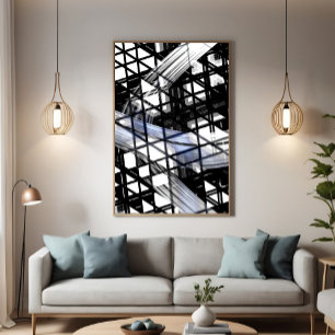 Dimensionsmatrix Leinwanddruck