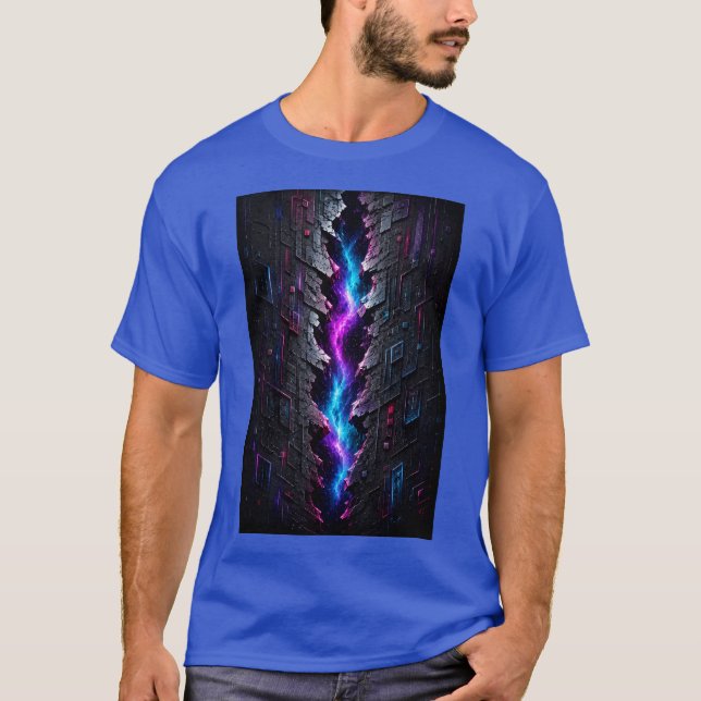 Dimensionsriss 3D T-Shirt (Vorderseite)