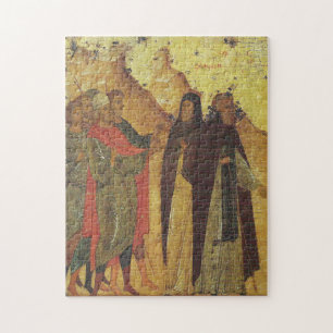 Dimitry Prilutsky Icon Briefmarke 6 von Dionisius Puzzle