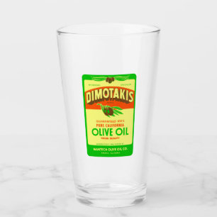Dimotakis Family Olive Oil Co. Manteca California Glas