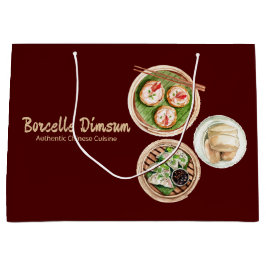 Dimsum Watercolor Große Geschenktüte