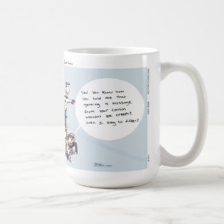 Dimwitz Comicenunicycle-Massage-Kaffee-Tasse Tasse