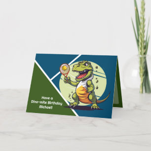Dina-Mite Birthday Feiertagskarte