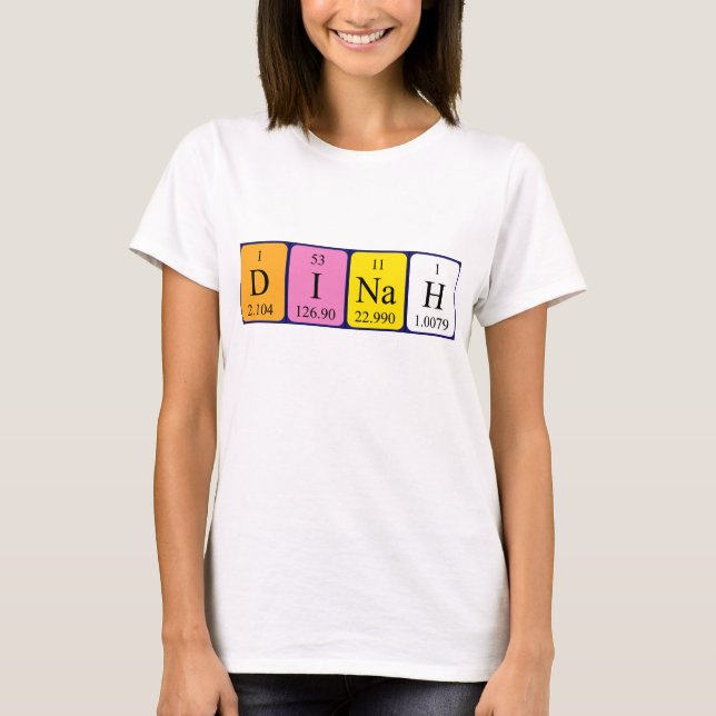 Dinah Periodenname Shirt (Vorderseite)