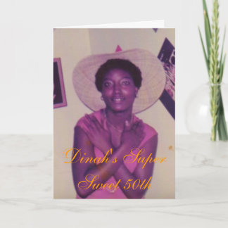 Dinah's Super Sweet 50. Einladung
