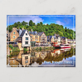 Dinan, Cotes-d'Armor, Bretagne. Frankreich. Postka Postkarte