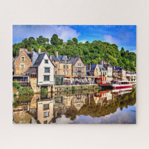 Dinan, Cotes-d'Armor, Bretagne. Frankreich. Puzzle