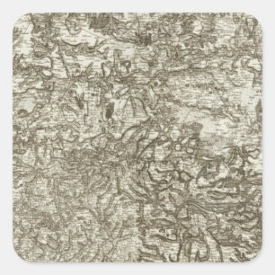 Dinan Quadratischer Aufkleber