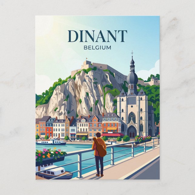 DINANT BELGIEN POSTKARTE (Vorderseite)