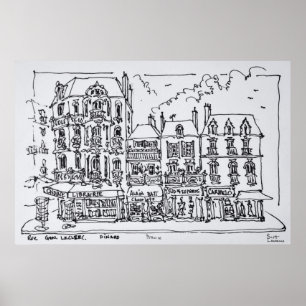 Dinard, Nord-Bretagne, Frankreich Poster