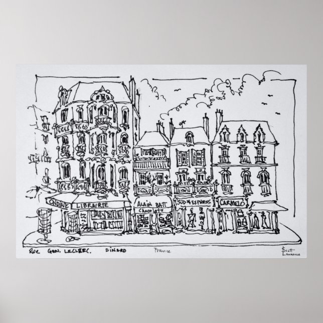 Dinard, Nordbritany, Frankreich Poster (Vorne)