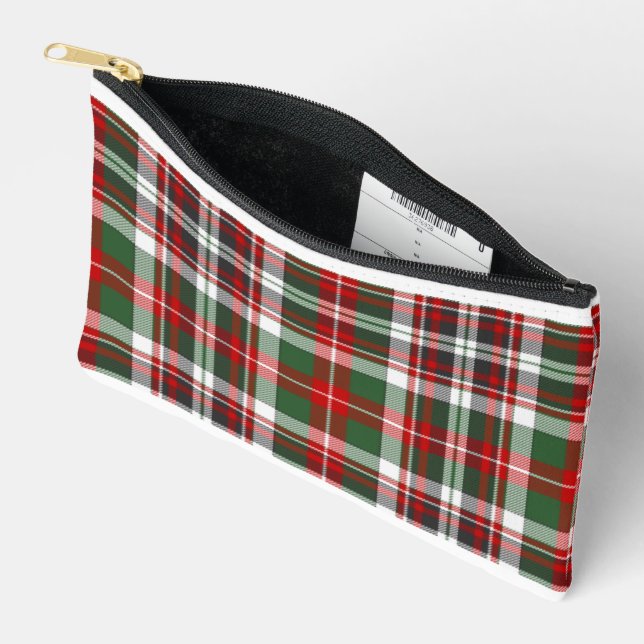 Dinard-Winter-Tartan Zubehörtasche (Offen)