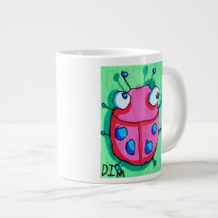 Dinas riesige Größe Marienkäfers (Geisterbild) Jumbo-Tasse