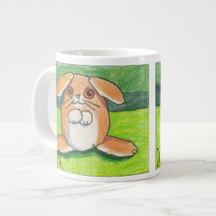 Dinas riesige Größen-Tasse Häschen-(Geisterbild Jumbo-Tasse