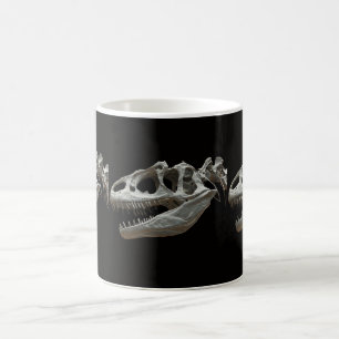 Dinasour Skeleton weißer Kaffee-Tasse Kaffeetasse