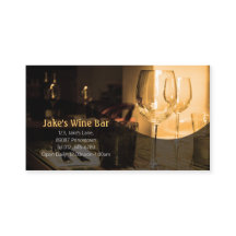 Diner Bar Business Card Weinkarte