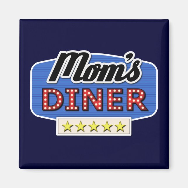 Diner der Mama - Spaß Mama Leben Magnet (Vorne)