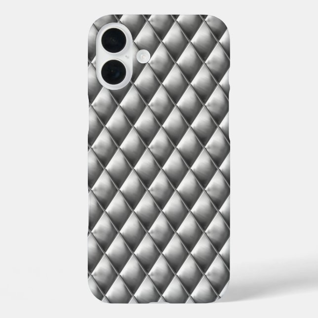 Diner Style Chrome Harlequin Pattern Case-Mate iPhone Hülle (Rückseite)