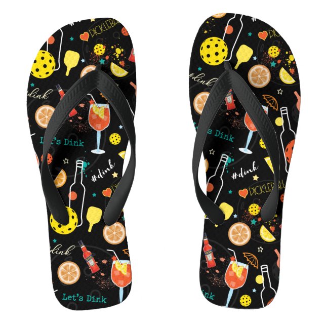 Diners und 🍾 🥂 Drinks - Pickleball  Flip Flops (Fußbett)