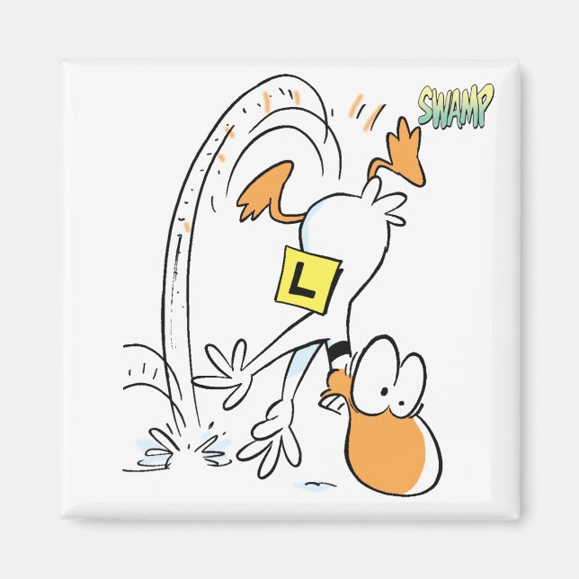 Ding Duck Kühlschrankmagnet Magnet (Vorne)
